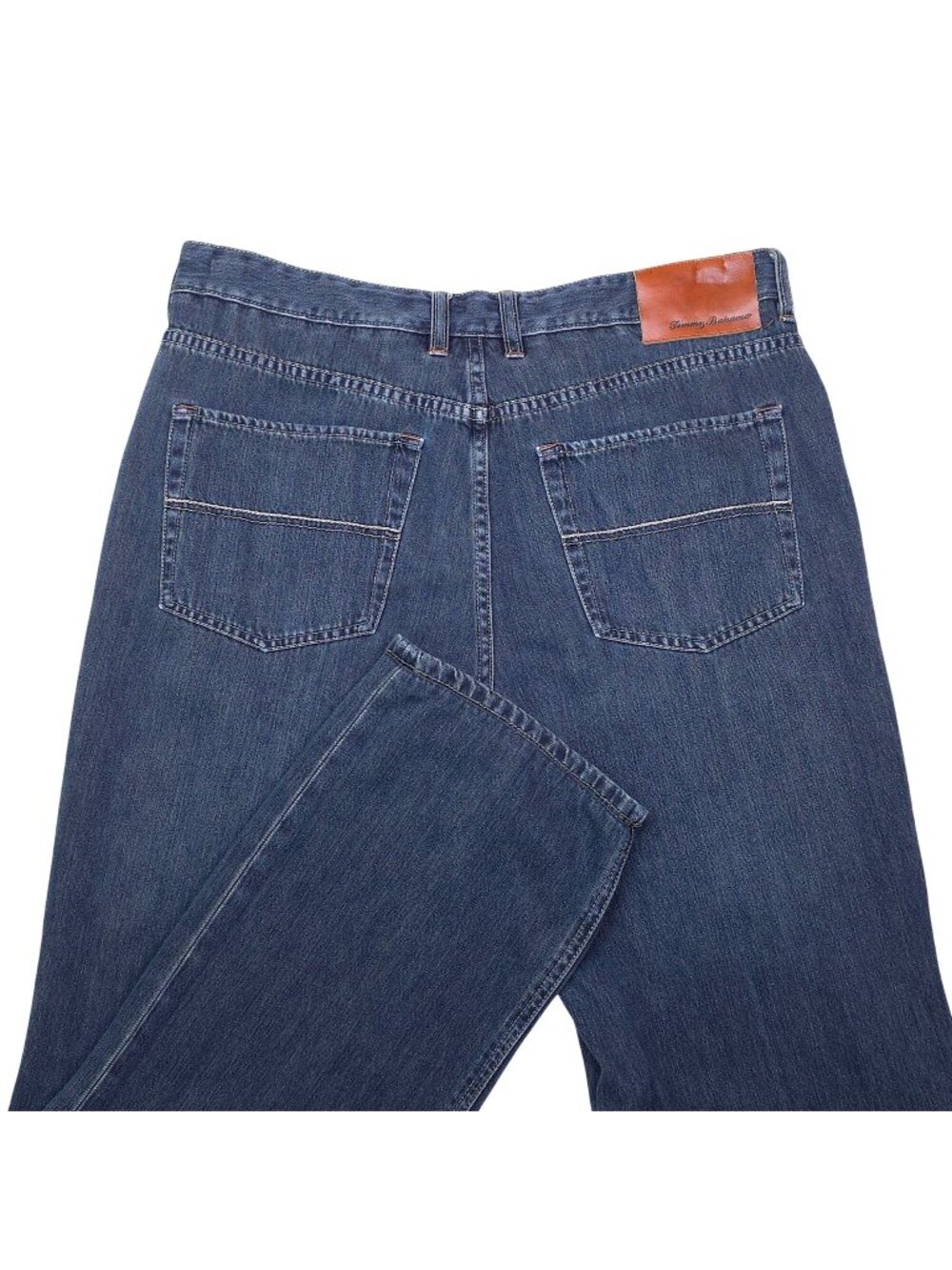 Tommy Bahama Mens Classic Fit Dark Wash Jeans Size 35x32 Cotton Tencel Blend